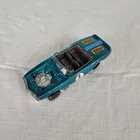 Vintage Mattel Hot Wheels Redline 1969 Blue Light My Firebird Hong Kong