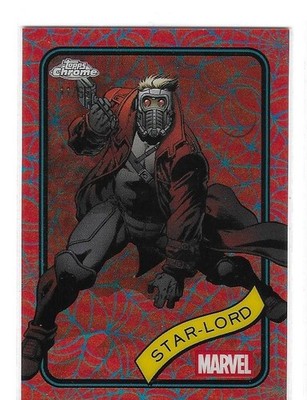 Star-Lord [Blue Red Web] #104 Marvel 2025 Topps Chrome - 11/62 #Marvel