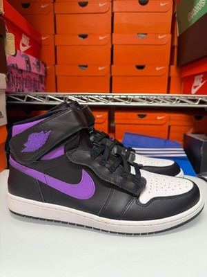 Nike Men's Air Jordan 1 High Flyease Shoes Black Berry White