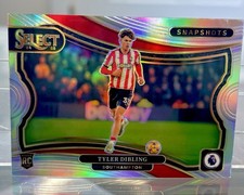 24-25 Panini Select Tyler Dibling Snapshots Rookie RC Soccer card. rookie card picture