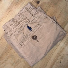 Polo Ralph Lauren Khaki Chino Shorts Boys 2T Tan Pony Logo