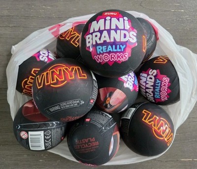 LOT OF 10 - ZURU Mini Brands Really Works Vinyl Capsules - NEW & READY TO SHIP!