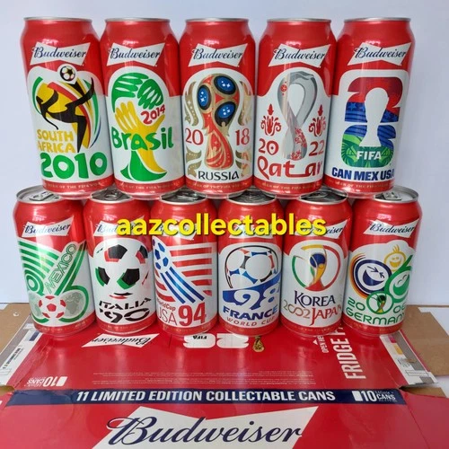 Budweiser FIFA World Cup 2026 EMPTY Complete Set O