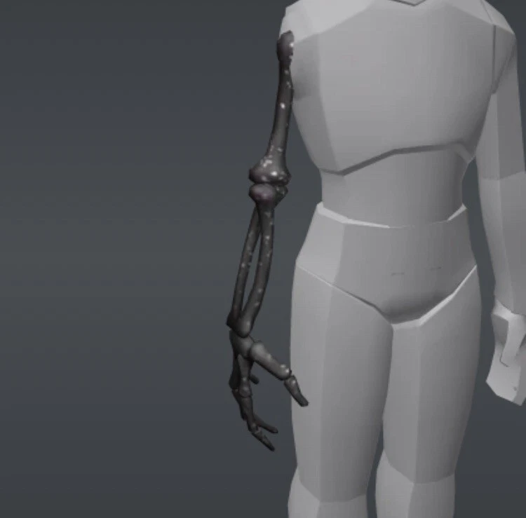 Robl0x Huesos de Hierro Negro Paquete Esqueleto Espeluznante Halloween Serie 4 RARO Código de Juguete Foto 4 de 4