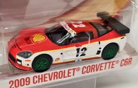 Greenlight 1/64 - Chevrolet Corvette C6R 2009 Shell - Green Wheel Chase Car