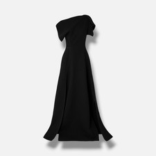 Maticevski Women's Black Synergy Asymmetric Gown Dress Size 4
