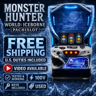 Monster Hunter World Iceborne Pachislot Japanese Slot Machine Enterrise 100V - Image 1 of 4