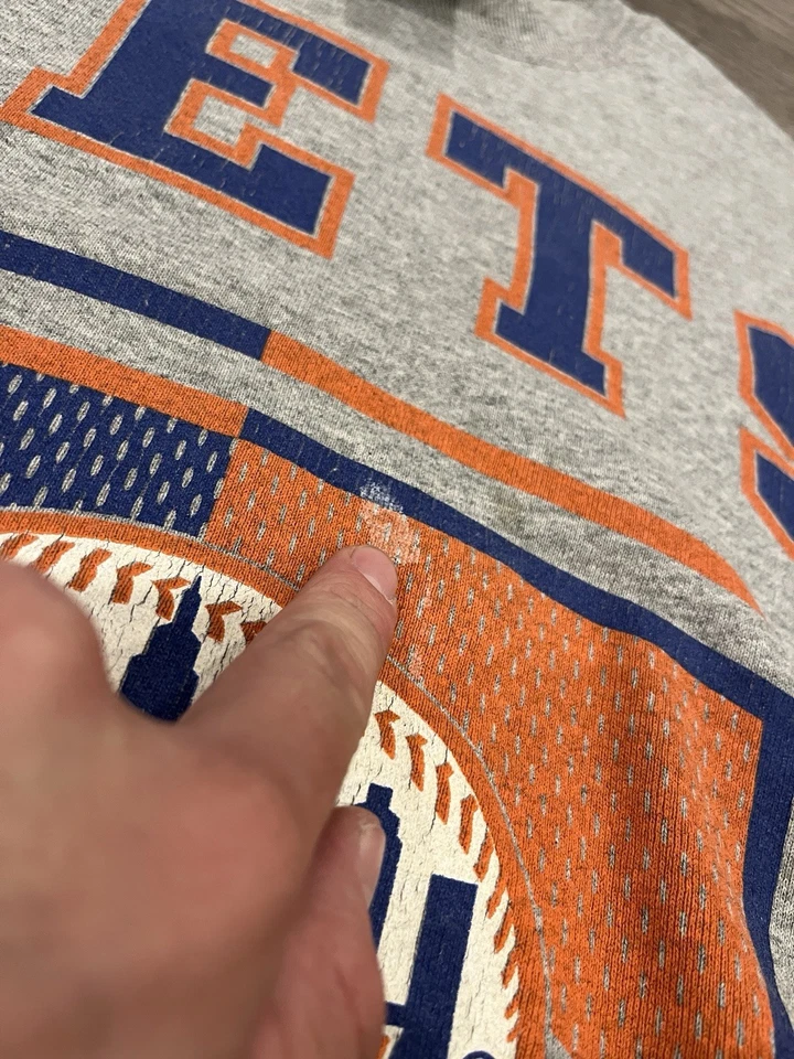 De colección 1998 New York Mets cuello redondo talla XL Etiqueta On A Pro Player Foto 4 de 4