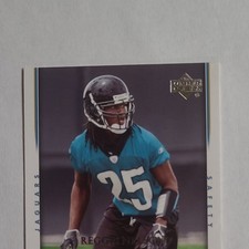Upper Deck Reggie Nelson Jacksonville Jaguars Star Rookie 2007 NFL Card #234. rookie card picture