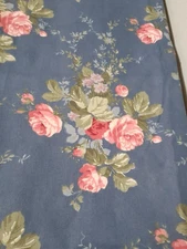Croscill  Rod Pocket Drapes Blue Rose Lined Drape Pair-NEW-3 Pairs Available