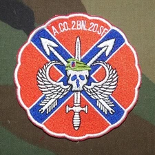 US Army A Co 2nd Battalion 20th Special Forces Group Team Patch (copy)