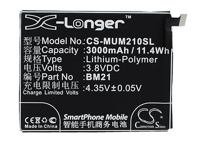 3,8V Akku für Xiaomi Libra Mi Note Mi5 BM21 Premium Cell UK NEU