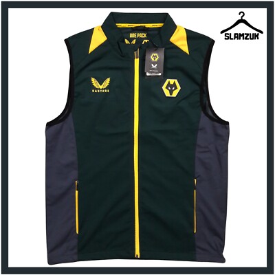 Wolverhampton Wanderers Football Gilet Large Wolves Trainingsweste 2021 2022 EP2