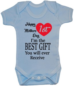 happy first mother's day baby grow