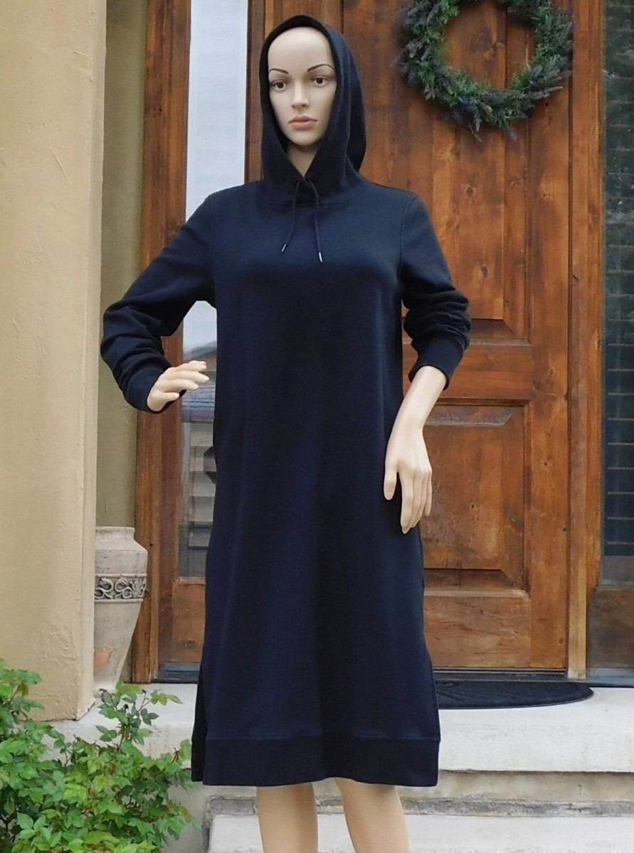 Sweatshirt Dress by Athleta (Triumph Hoodie Dress), S/T, black color | eBay