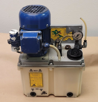 DROPSA LUBRICATOR TANK TYP M56B4 PUMP ASSEMBLY 3902074 FR BRIDGEPORT VMC 800, A
