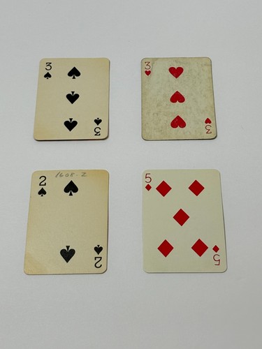Vintage Lot of 4 Snoopy Charlie Brown Peanuts Single Swap Playing Cards PC18 - Picture 2 of 2