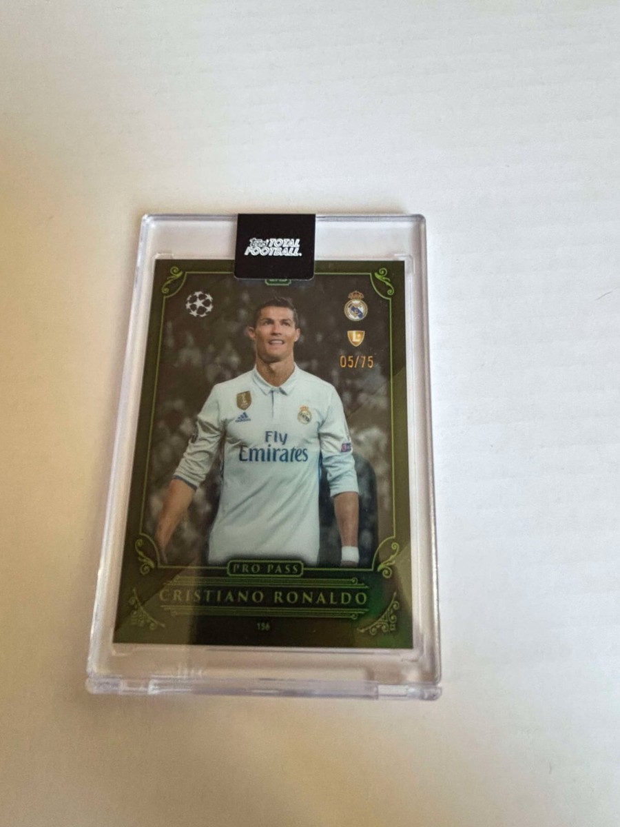 Topps Total Football, Cristiano Ronaldo, Pro Pass, 05/75 | eBay