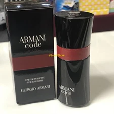CODE A-LIST GIORGIO ARMANI MEN COLOGNE EAU DE TOILETTE SPRAY NIB - CHOOSE SIZE