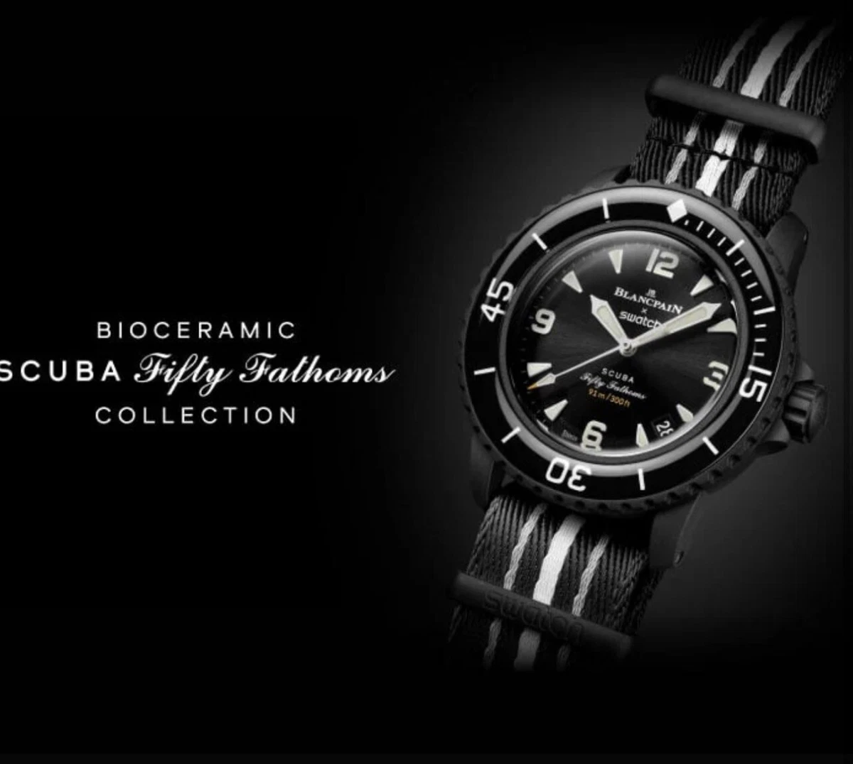 Swatch X Blancpain OCEAN OF STORMS - Bioceramic Scuba Fifty BLACK 