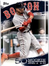 MOOKIE BETTS 2019 Topps Series 2 #MB-20 Career Highlights  Boston Red Sox