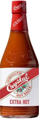 Crystal Extra Hot Louisiana's Pure Hot Sauce -Kosher, Gluten Free, Non-GMO- 6 oz