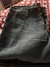 EDUN Jeans, Mens, 34” Waist, 34“ Inseam, Button Fly, Boot Cut, Only Worn Once!