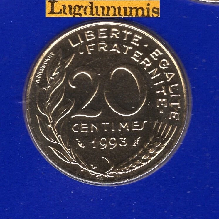 BU 1993 20 Centimes Marianne 1993 BU FDC 3095 Exemplaires Scéllé provenant du - Photo 1/1