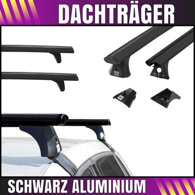 Für Renault Espace 5 V MPV ab 15 Schwarz Alu Dachträger Spezifisch Normaldach