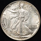 1943-P Choice BU Uncirculated Walking Liberty Silver Half Dollar Original!