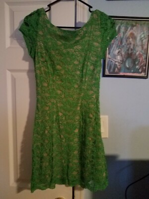 Bebe Green Lace Dress Xs | eBay Bebe Green Lace Dress Xs | eBay