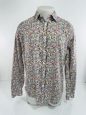 DESIGUAL - Abstract Geometric Colorful Mens M Shirt