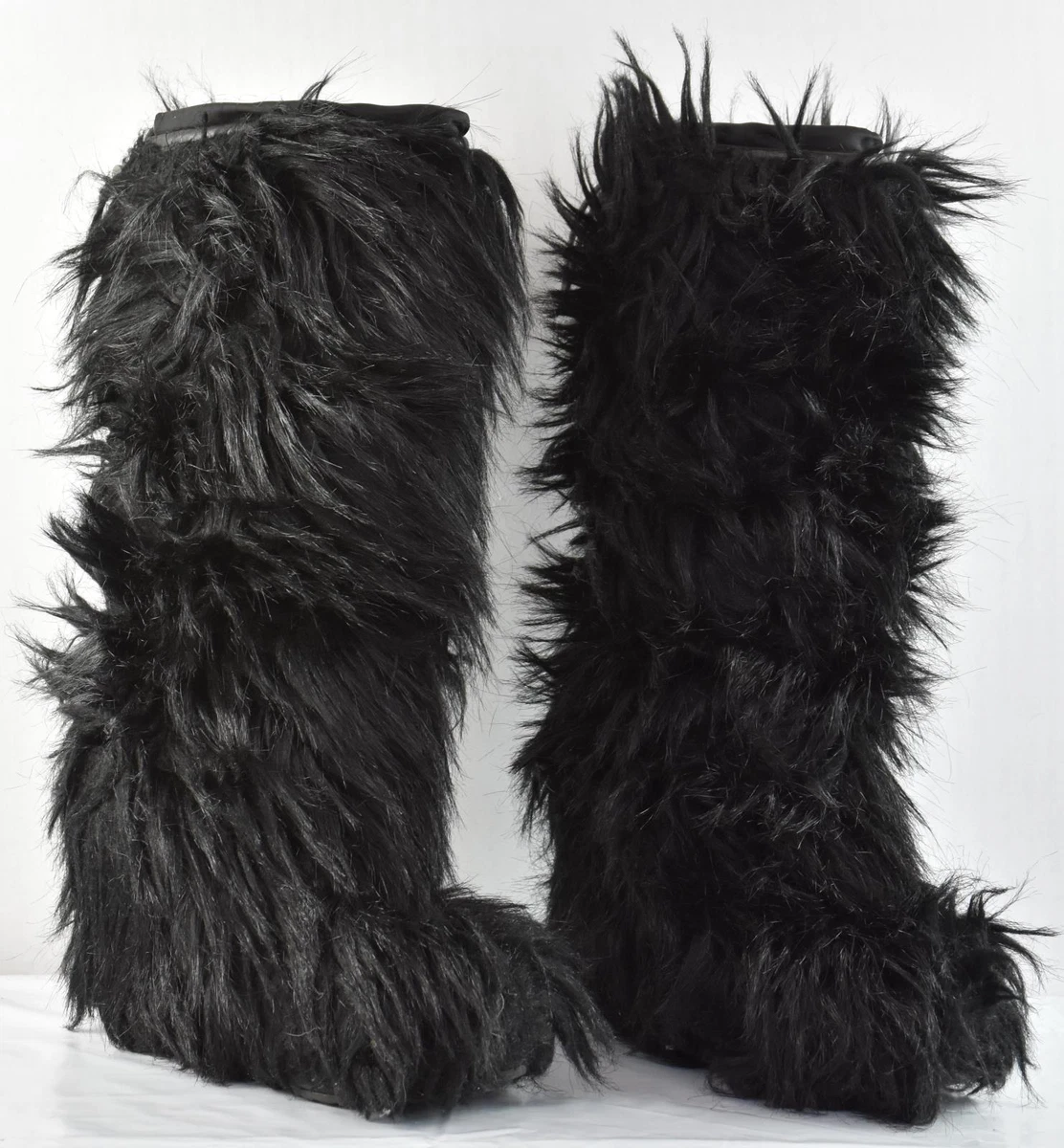 Prada fur hotsell boots