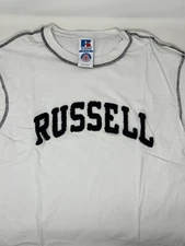 ASAP Worldwide Russell Athletic Fuzzy Logo White T Shirt (M)