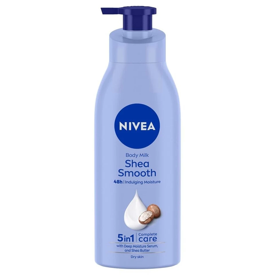 NIVEA Shea Smooth Body Lotion With Deep Moisture Serum & Shea Butter,  400 ml - Image 3 of 3