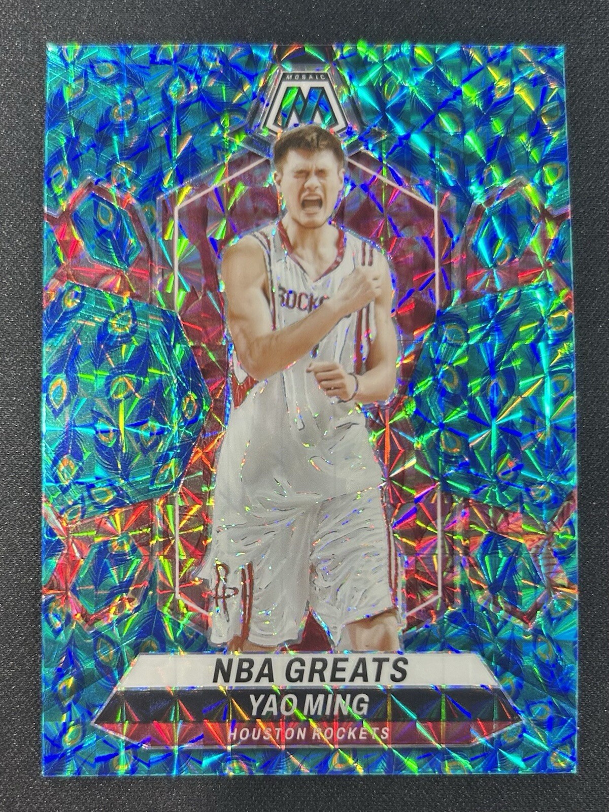 2023-24 Panini Mosaic Basketball Yao Ming Peacock NBA GREATS CASE HIT SSP #294