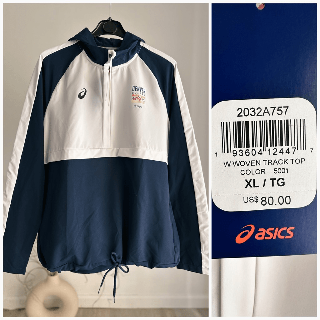 8 Denver Colfax Marathon Women's Track Top ASICS NWT XL | eBay