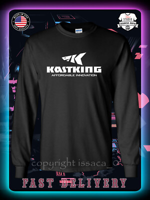 New KASTKING Fishing Rods Logo Men's Long Sleeve T-Shirt American issaca T-Shirt