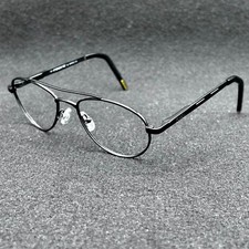 Vintage Fossil by Safilo General Eyeglasses  FRAME ONLY  Black 51-18-135 Used