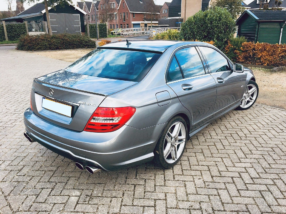 Painted Color 792 Mercedes BENZ W204 Sedan OE Look Roof Spoiler ABS