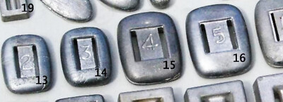 #ad #ad Two 2 lb quot;Pillowquot; Lead Dive Wgts guaranteed accurate weight ignore black ##x27;s $20.99