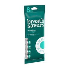 Savers Wintergreen Flavored Sugar Free Breath Mints, Rolls 0.75 oz, 8 Count