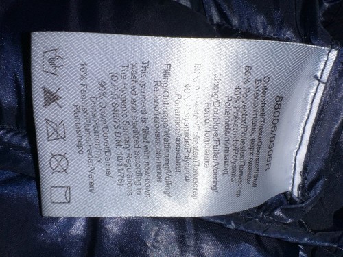 Beaumont Women's Navy Blue Down Coat Jacket Size US 14/UK 16 GreatUsed Condition - Picture 12 of 12