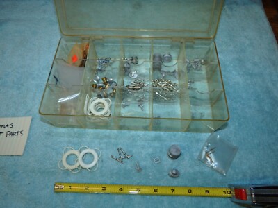 VINTAGE BATTERY OPERATED WOOD Dumas Model Toy BOAT PARTS LOT HUGE RC Remote con