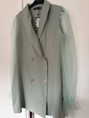 open lace back dress The Eliza Blazer main image 1