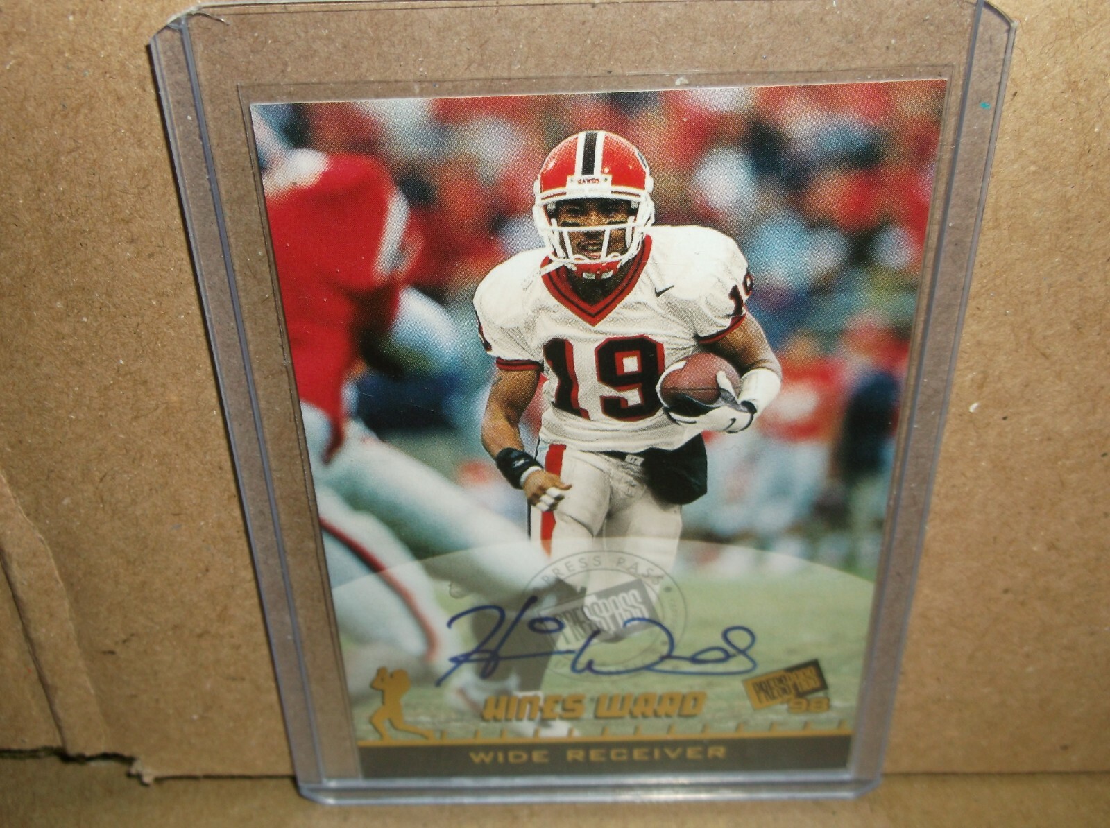 Hines Ward Press Pass #32 Base