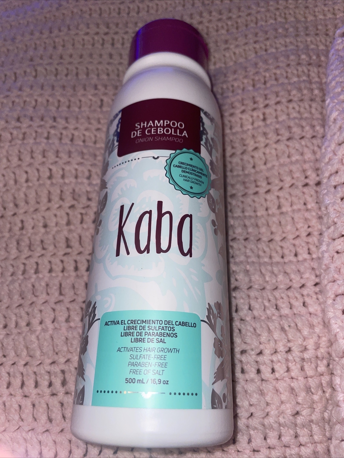 Kaba Shampoo De Cebolla 500ml/16.9floz New eBay