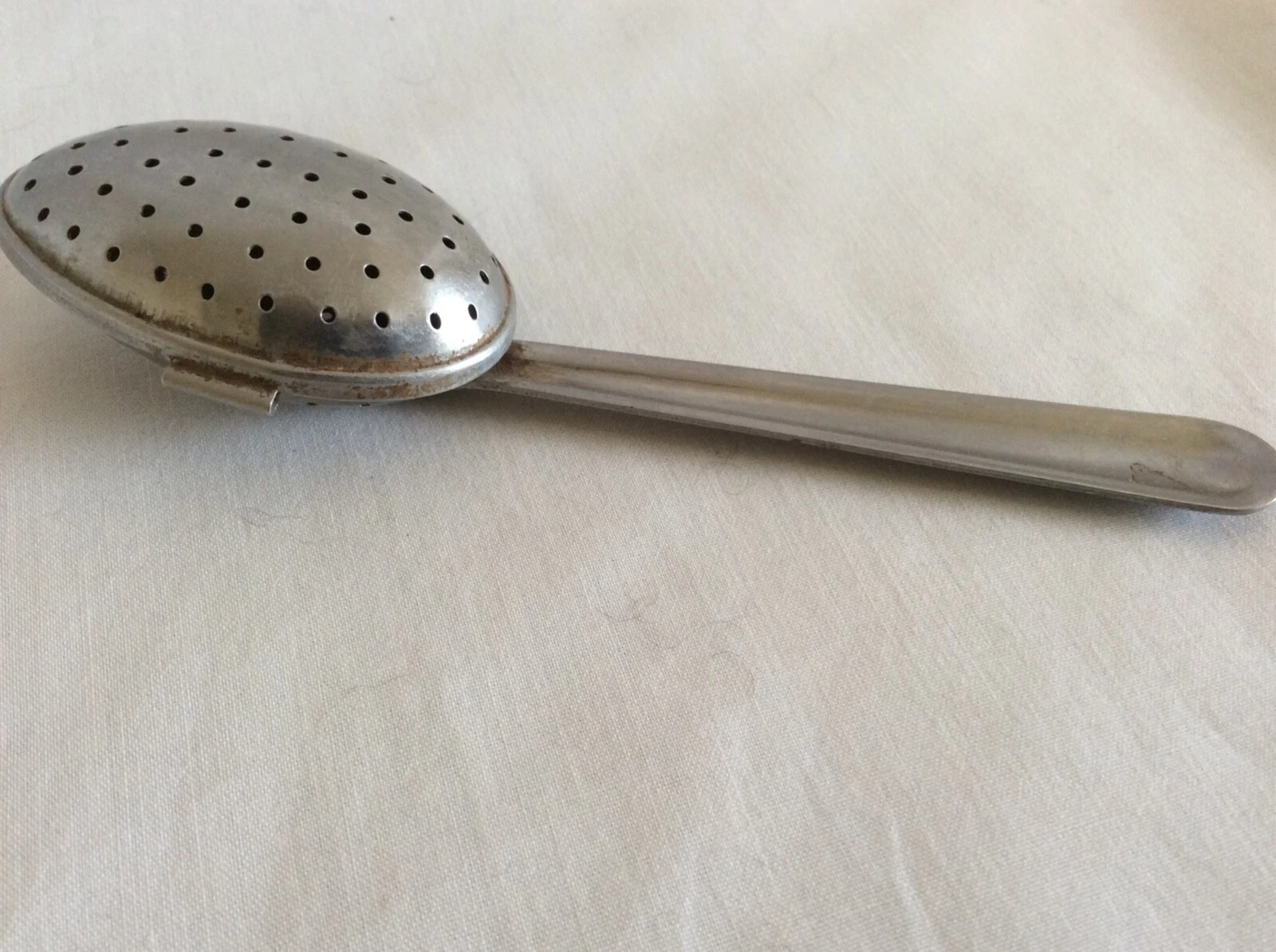 Vintage Tea Spoon Strainer Ball, for Loose Leaf Tea