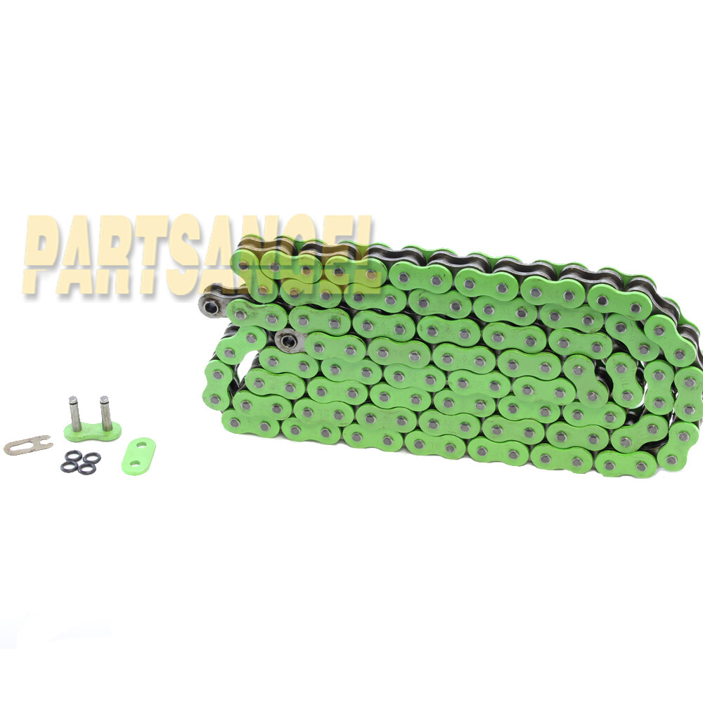 520 Green O-ring Chain 114 Links for Kawasaki KX450F 2006