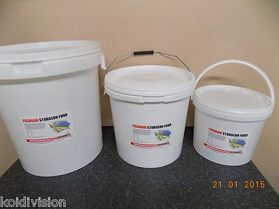 KOIDIVISION STURGEON FOOD PELLET TUB HIGH PROTEIN
